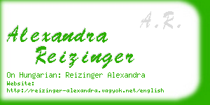alexandra reizinger business card